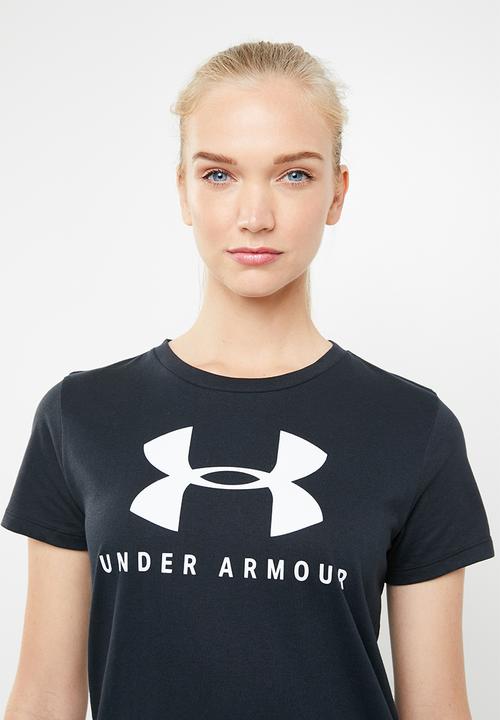 Under Armour - Graphic sportstyle classic crew - black & white