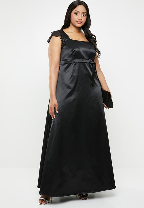 AMANDA LAIRD CHERRY - Plus size viola maxi dress - black
