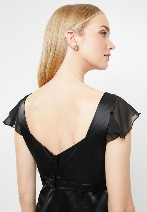 AMANDA LAIRD CHERRY - Viola maxi dress - black