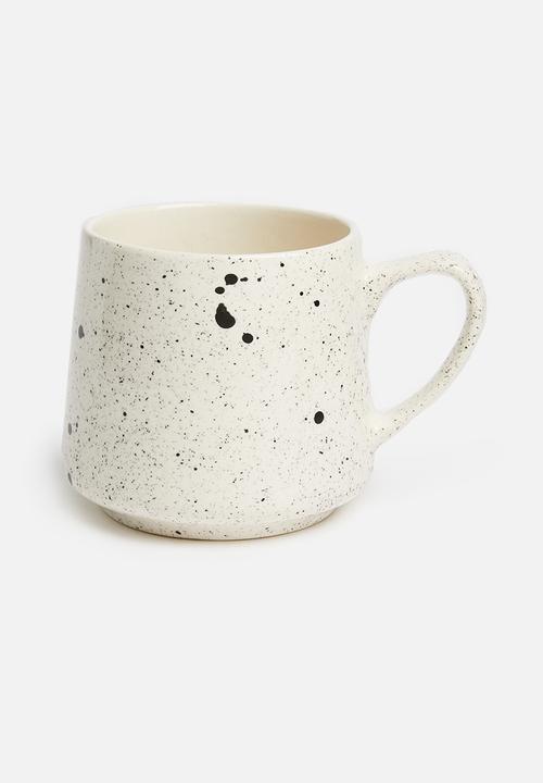 Urchin Art - Lifie mug - black speckle