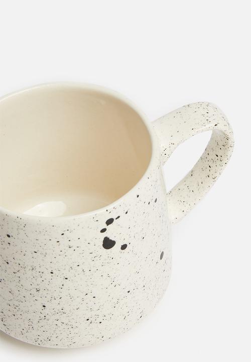 Urchin Art - Lifie mug - black speckle