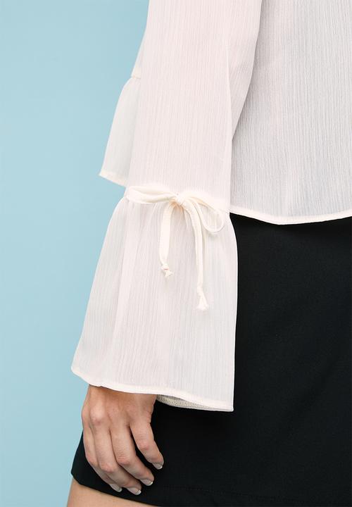 Superbalist - Button-through gypsy blouse - cream