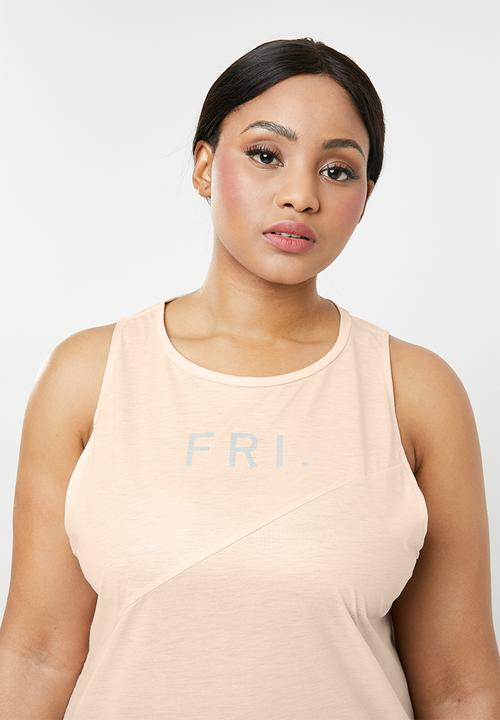 Reebok - Curve graphic tank top - neutral