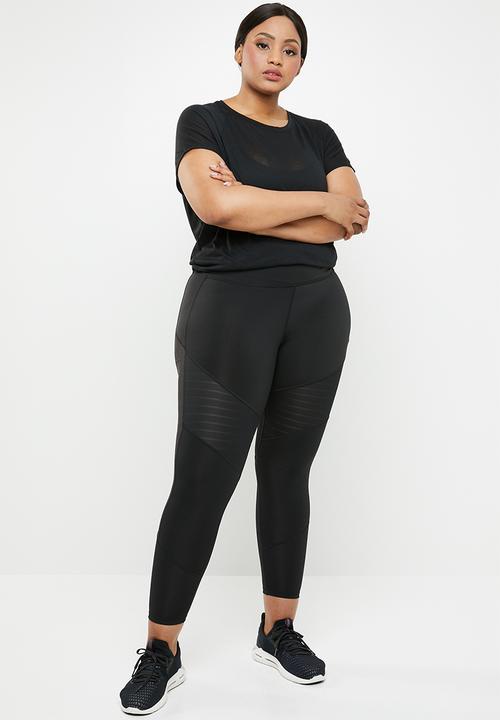 Reebok - Studio mesh tights - black