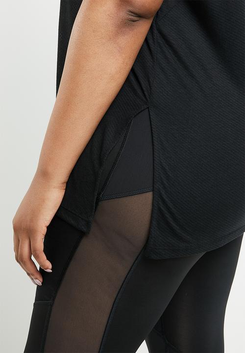 Reebok - Curve burn out tee - black