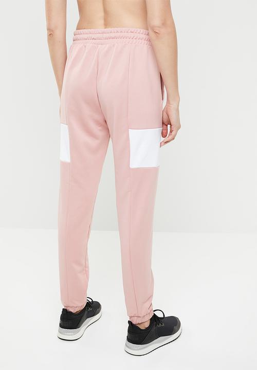 PUMA - Track pants - pink & white