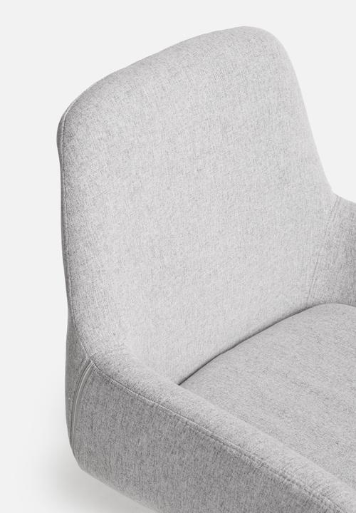 Basics - Anna office chair - medium grey