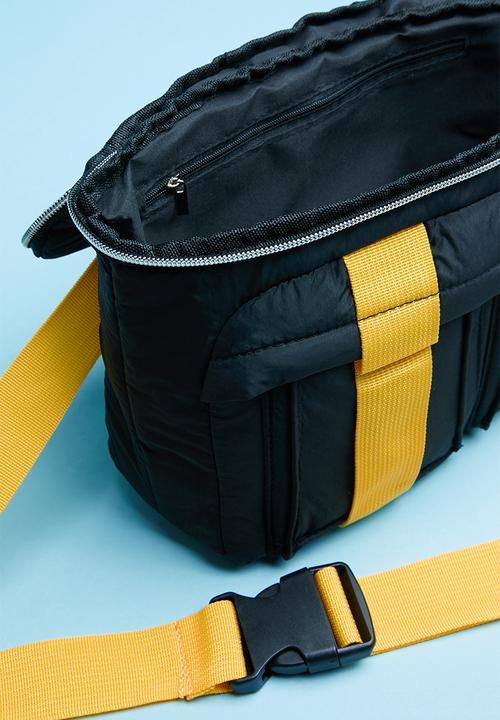 Superbalist - Dax waistbag - black & yellow 