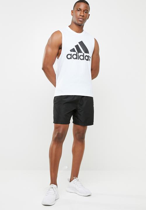 adidas Performance - Adidas tank - white & black