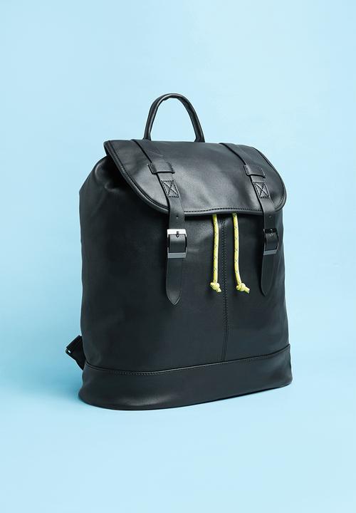 Superbalist - Kace rope detail backpack - black