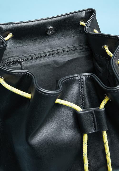 Superbalist - Kace rope detail backpack - black