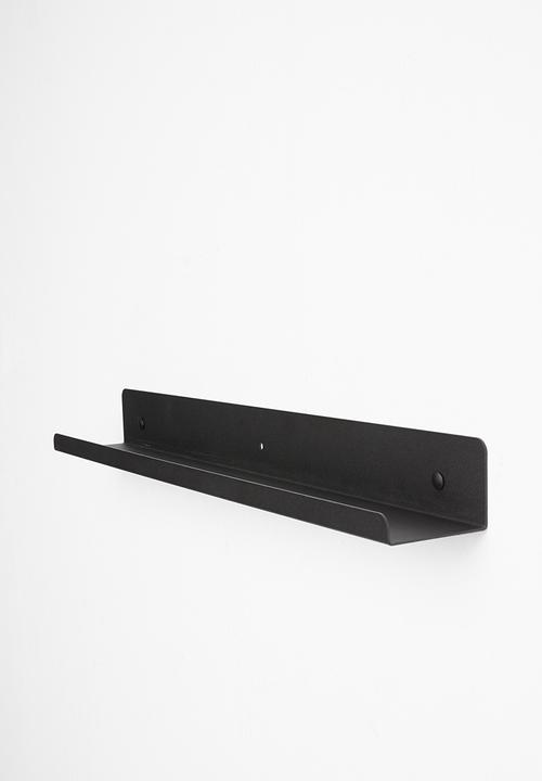 Sixth Floor - Lippy wall shelf - black