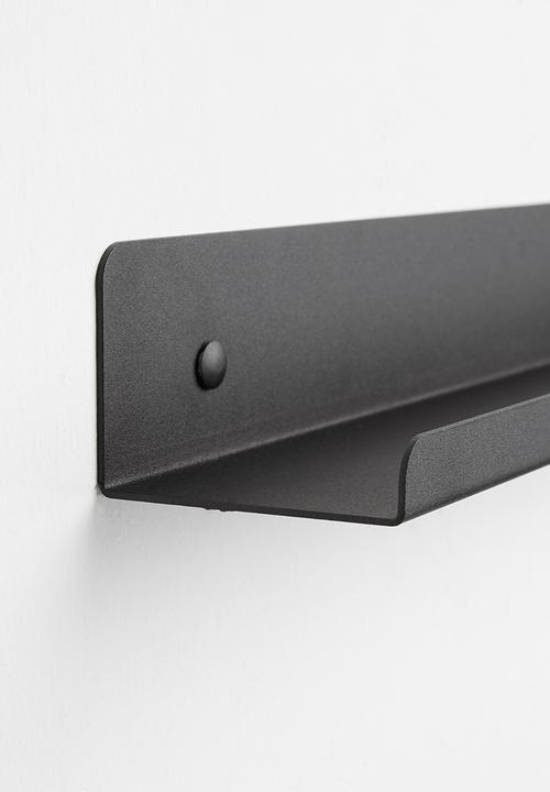 Sixth Floor - Lippy wall shelf - black