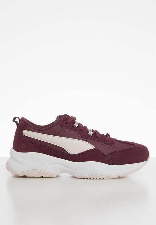 PUMA - Cilia sd - vineyard wine-pastel parchment-puma silver-puma white