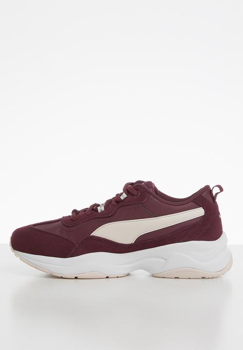 PUMA - Cilia sd - vineyard wine-pastel parchment-puma silver-puma white