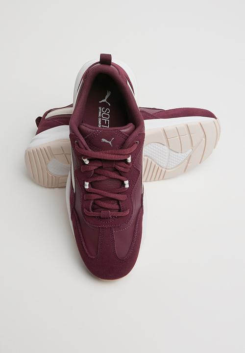 PUMA - Cilia sd - vineyard wine-pastel parchment-puma silver-puma white