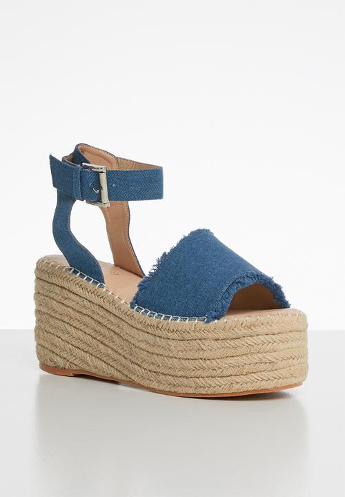 Superbalist - Santorini espadrille flatform - blue