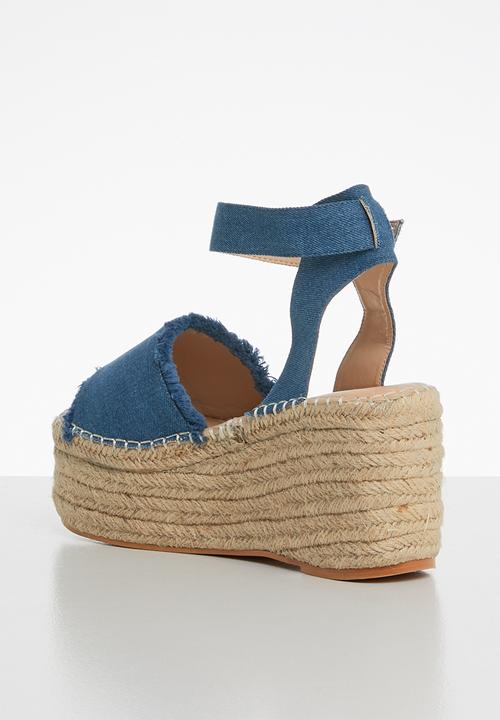 Superbalist - Santorini espadrille flatform - blue
