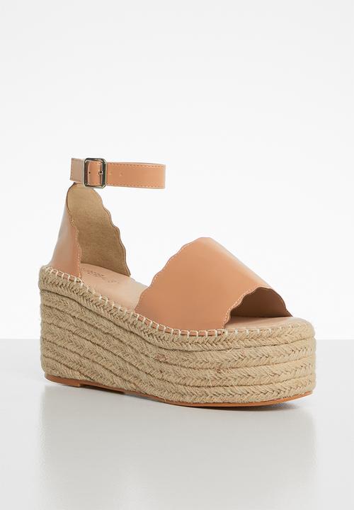 Superbalist - Santorini espadrille flatform - neutral