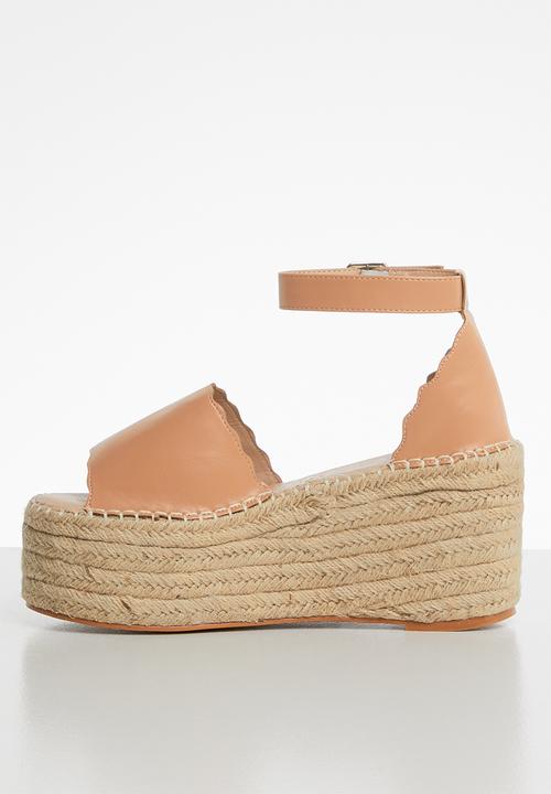 Superbalist - Santorini espadrille flatform - neutral