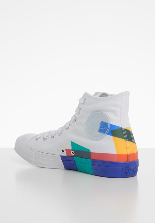 Converse - Chuck Taylor All Star - white/blue/enamel red