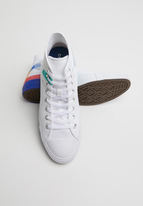 Converse - Chuck Taylor All Star - white/blue/enamel red