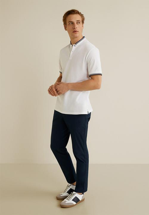 MANGO - Clover polo - white