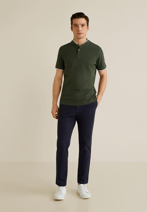 MANGO - Clover polo - green
