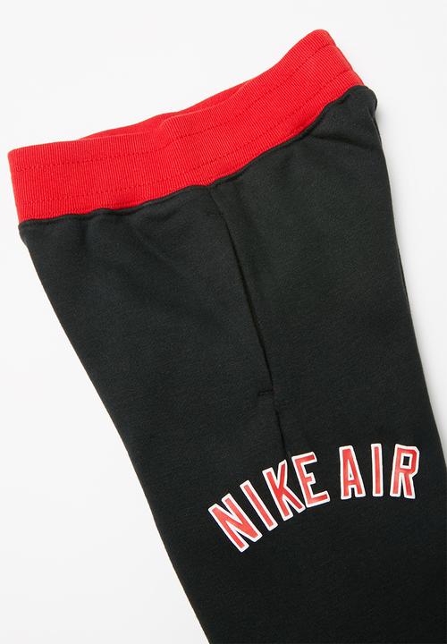 Nike - Air fleece pant - black & red 