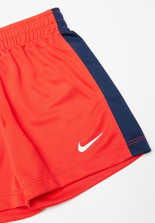 Nike - Short sleeve tee & short set - red & blue