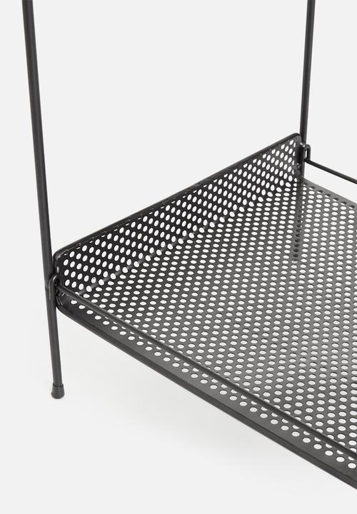 Sixth Floor - Perforated shelf - black