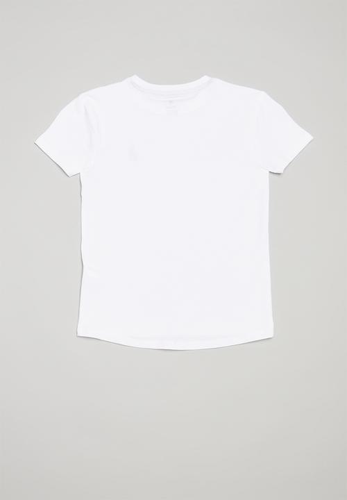 POLO - Girls kelly short sleeve tee - white