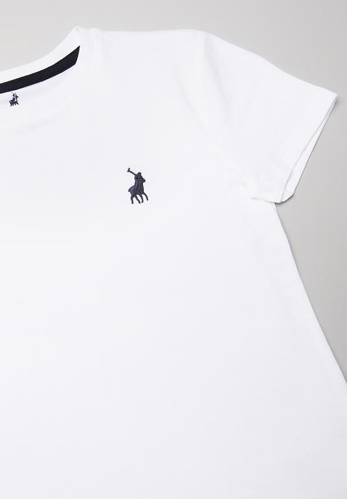 POLO - Girls kelly short sleeve tee - white