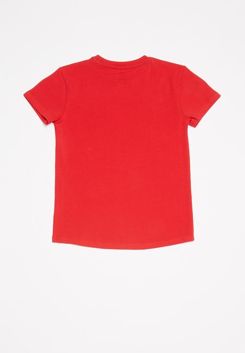 POLO - Girls kelly short sleeve tee - red