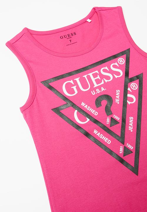 GUESS - Teens double Jordan dress - pink