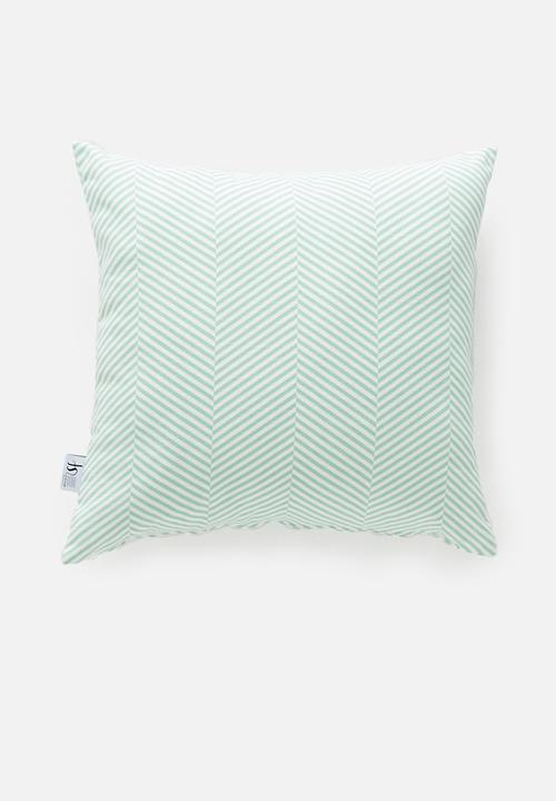 Sixth Floor - Herringbone cushion cover - duck egg