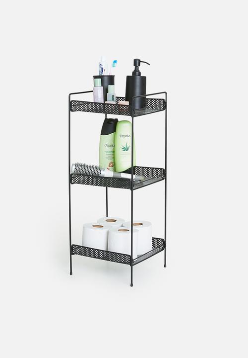 Sixth Floor - Perforated shelf - black