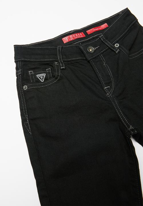 GUESS - Teens skinny jeans - black