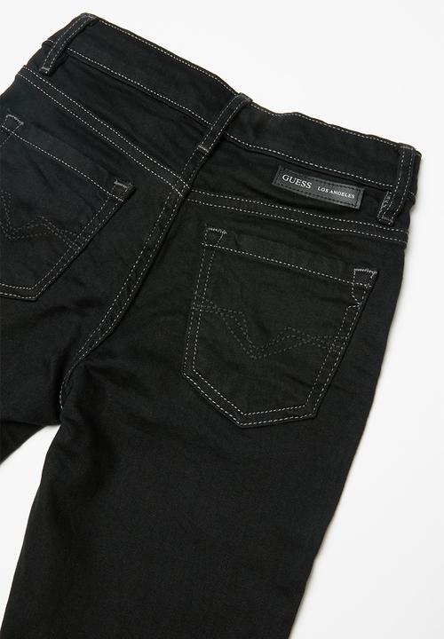 GUESS - Teens skinny jeans - black
