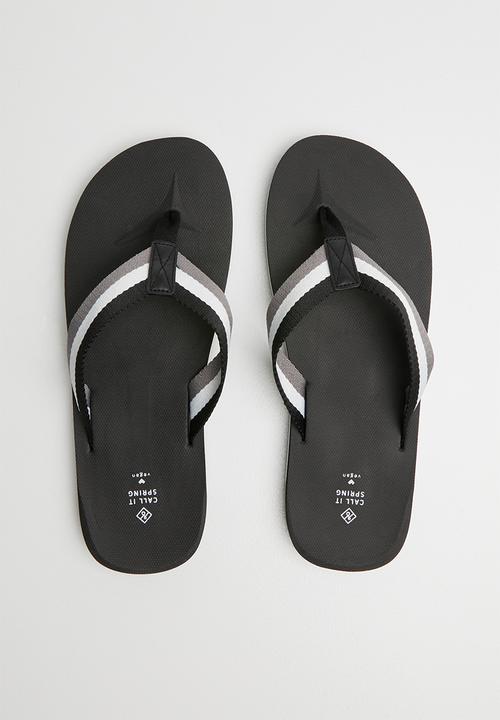 Call It Spring - Urrea sandals - black