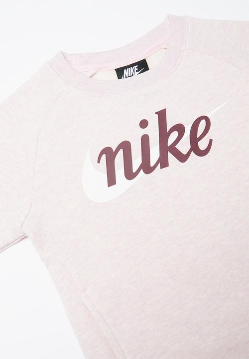 Nike - Girls Nike crew neck - pink