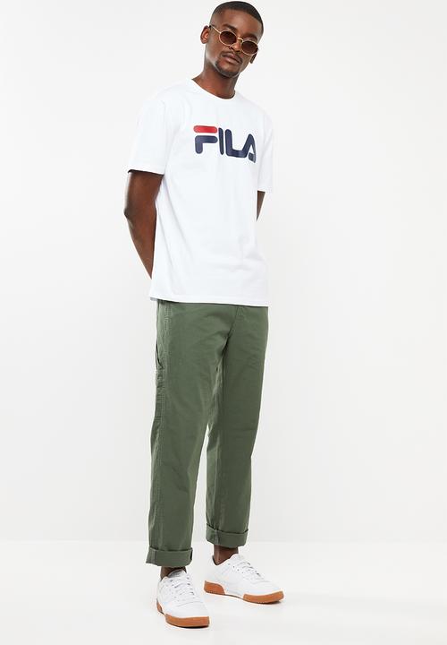 FILA - Deckle crew neck tee - white