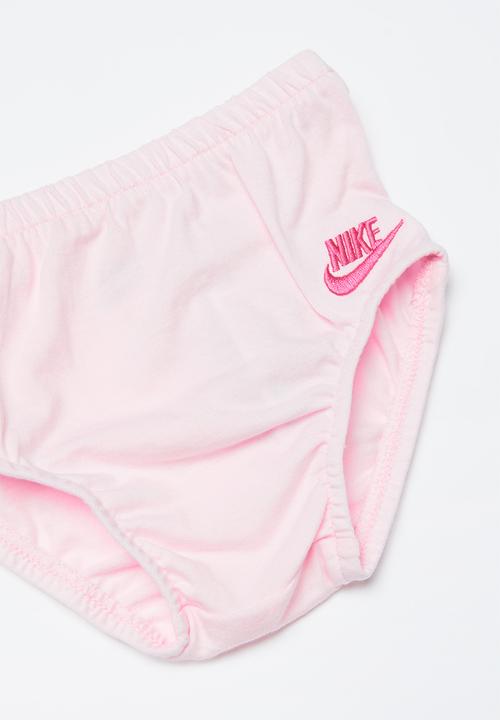 Nike - Stripe polo dress - pink