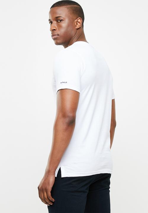 Pringle of Scotland - Brooderick crew neck short sleeve tee - white