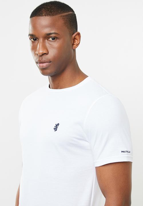 Pringle of Scotland - Brooderick crew neck short sleeve tee - white