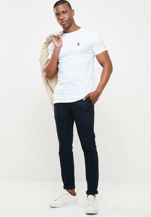 Pringle of Scotland - Brooderick crew neck short sleeve tee - white