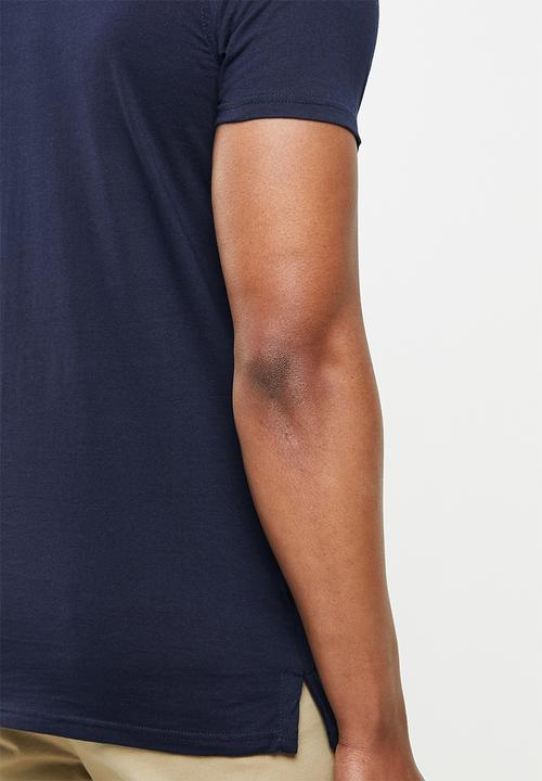 Pringle of Scotland - Brooderick crew neck short sleeve tee - navy