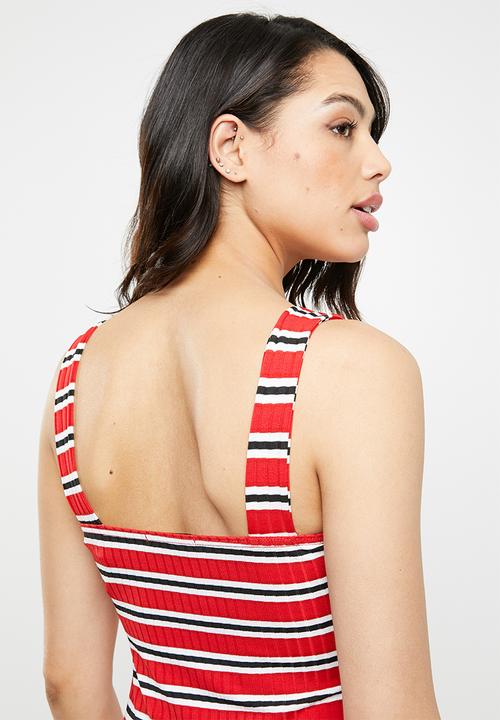 Missguided - Square neck strappy mini dress - multi 