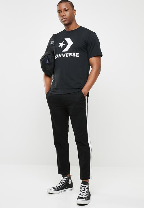 Converse - Star chevron tee - black