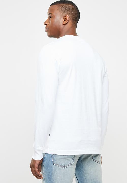 Converse - Wordmark long sleeve tee - white